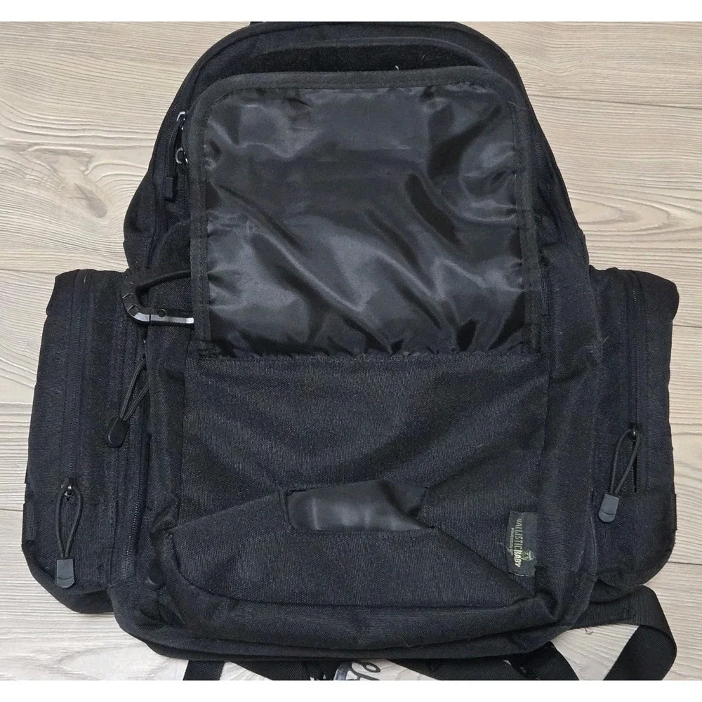 Tactical Baby Gear Ballistic Baby Diaper Backpack w/‎ Changing Pad Black Bag